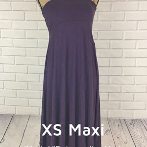 LuLaRoe Maxi Skirt XS solid